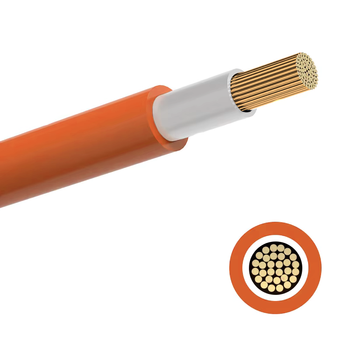 PRZEWÓD 50MM2 / 1m - POMARAŃCZOWY